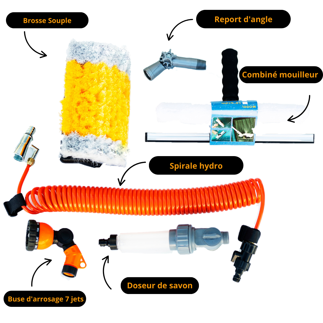 Perche Télescopique De Nettoyage 6 M - Brosse Microfibre Pour Plafonds, Toiles D'araignée, Fenêtres Et étagères Hautes