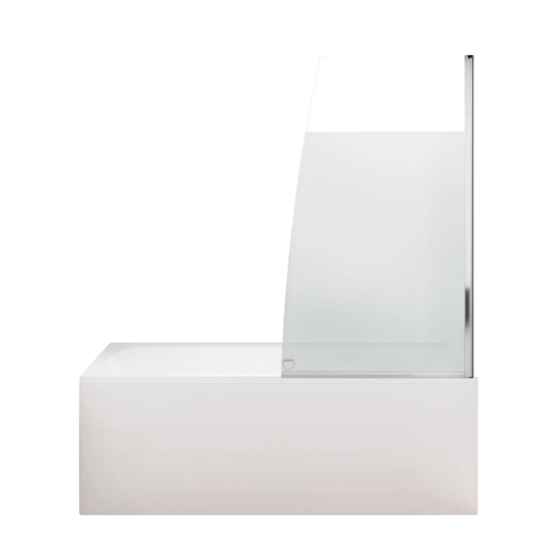Bañera recta acrílica elise de 170 x 75 cm + mampara de baño con puerta lateral derecha + faldón para nicho + desagüe