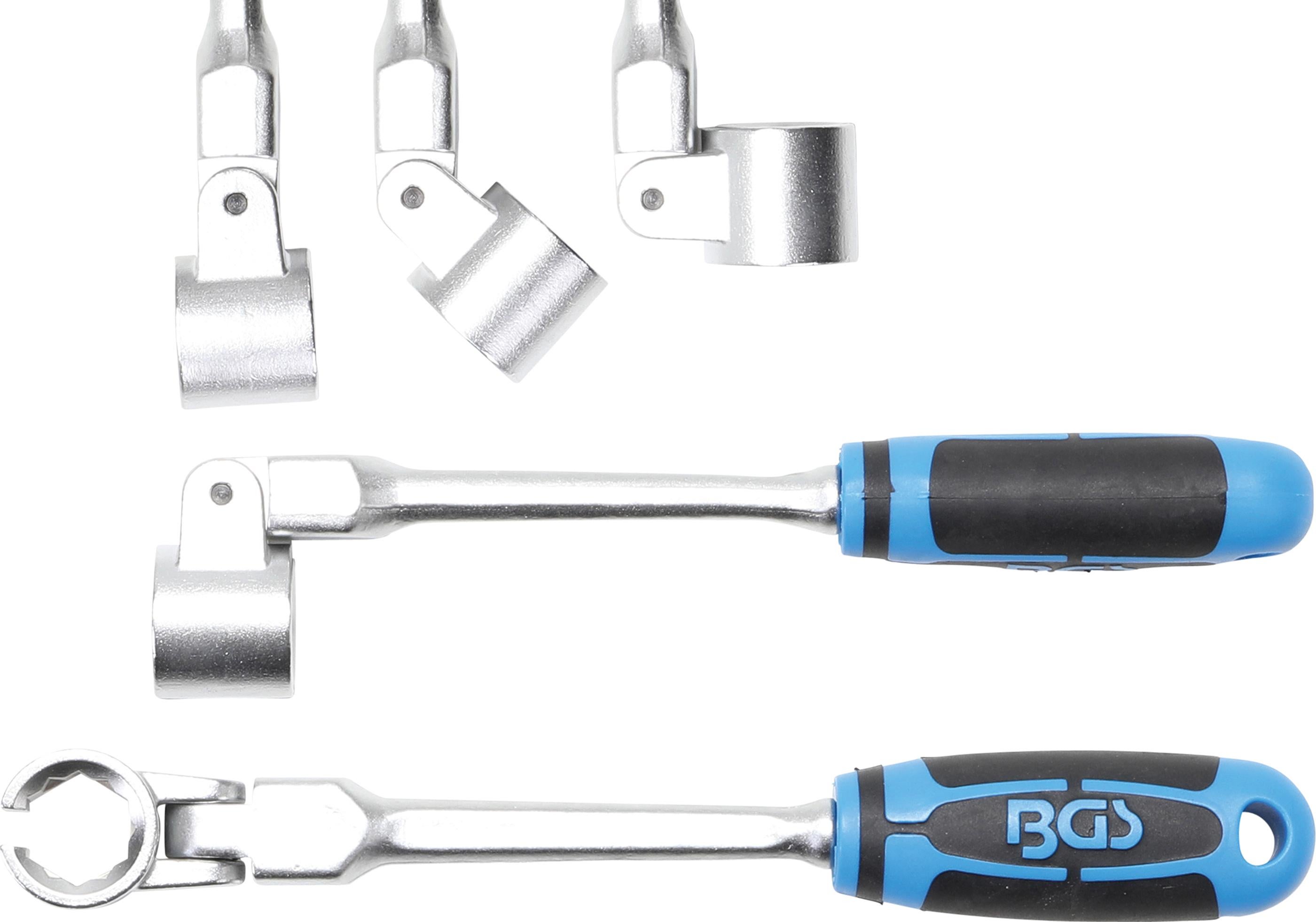 Bussola Per Sonda Lambda KS Tools – 3/8" Attacco, Apertura 22 Mm – In Acciaio Cromo Vanadio
