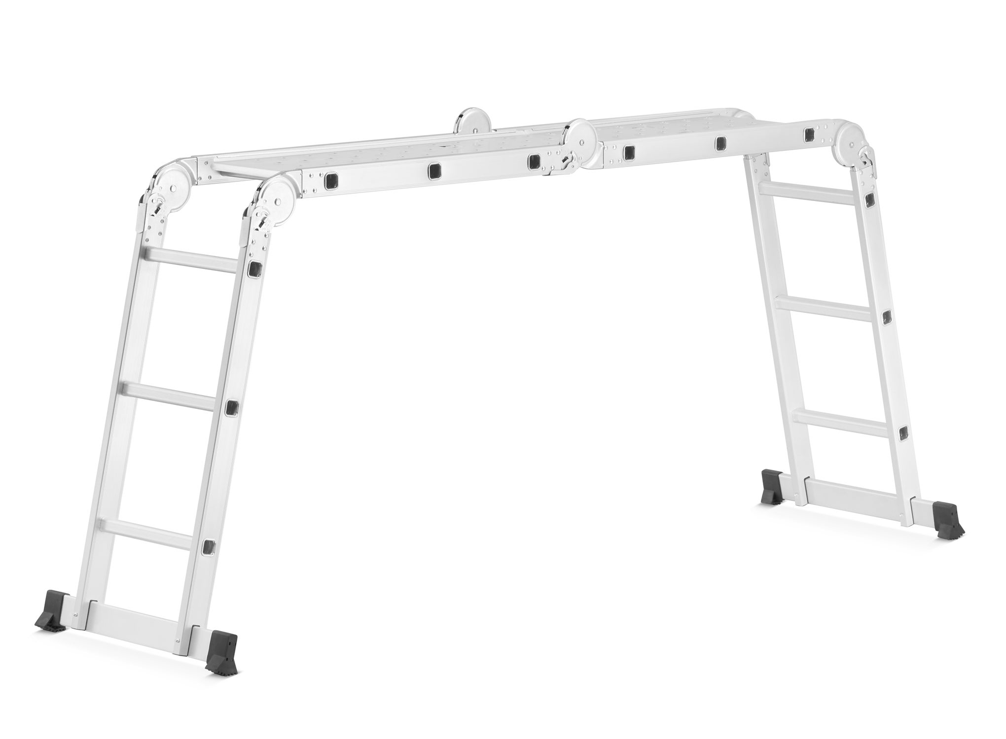 DRABINA aluminiowa przegubowa 4x3 Eco HIGHER + podest - 3