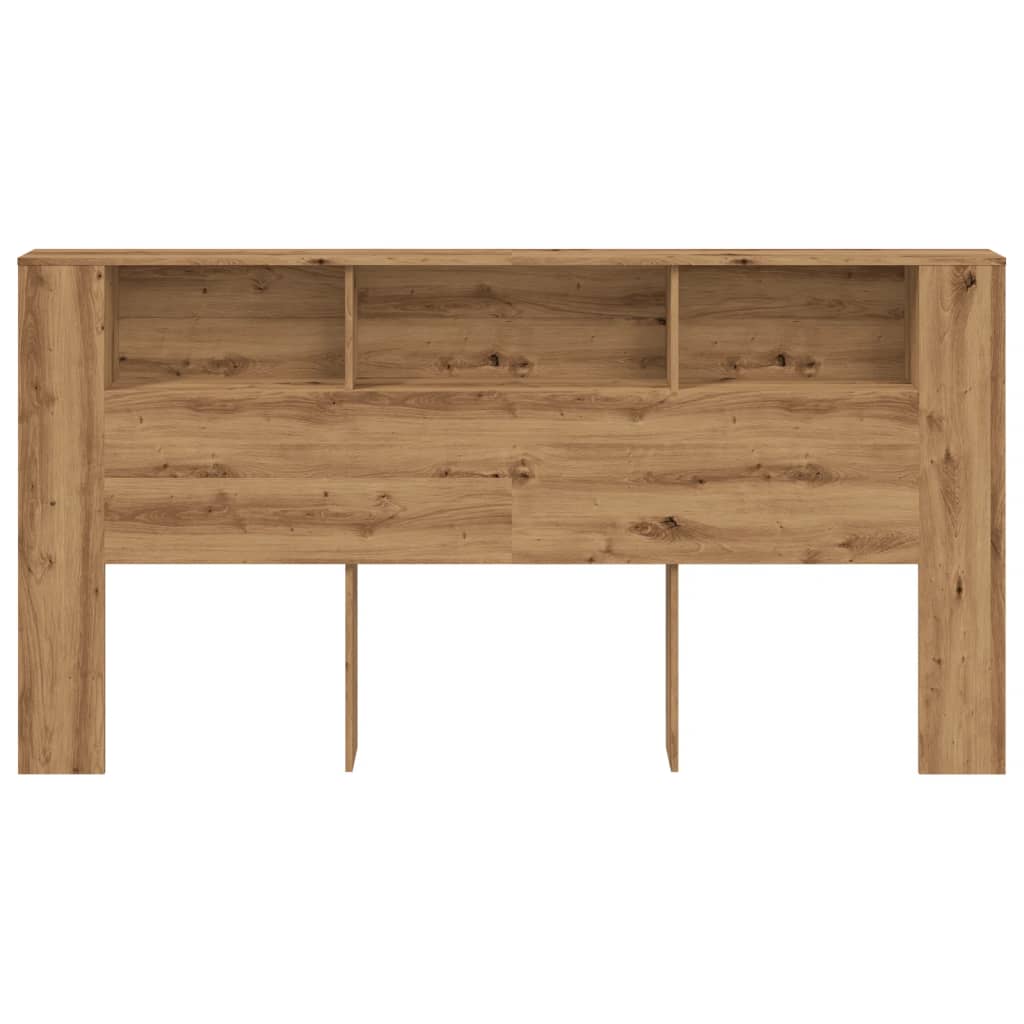 Armoire de tête de lit，Décoration murale chêne artisanal 200x18,5x102,5 cm CFW474151 - 4