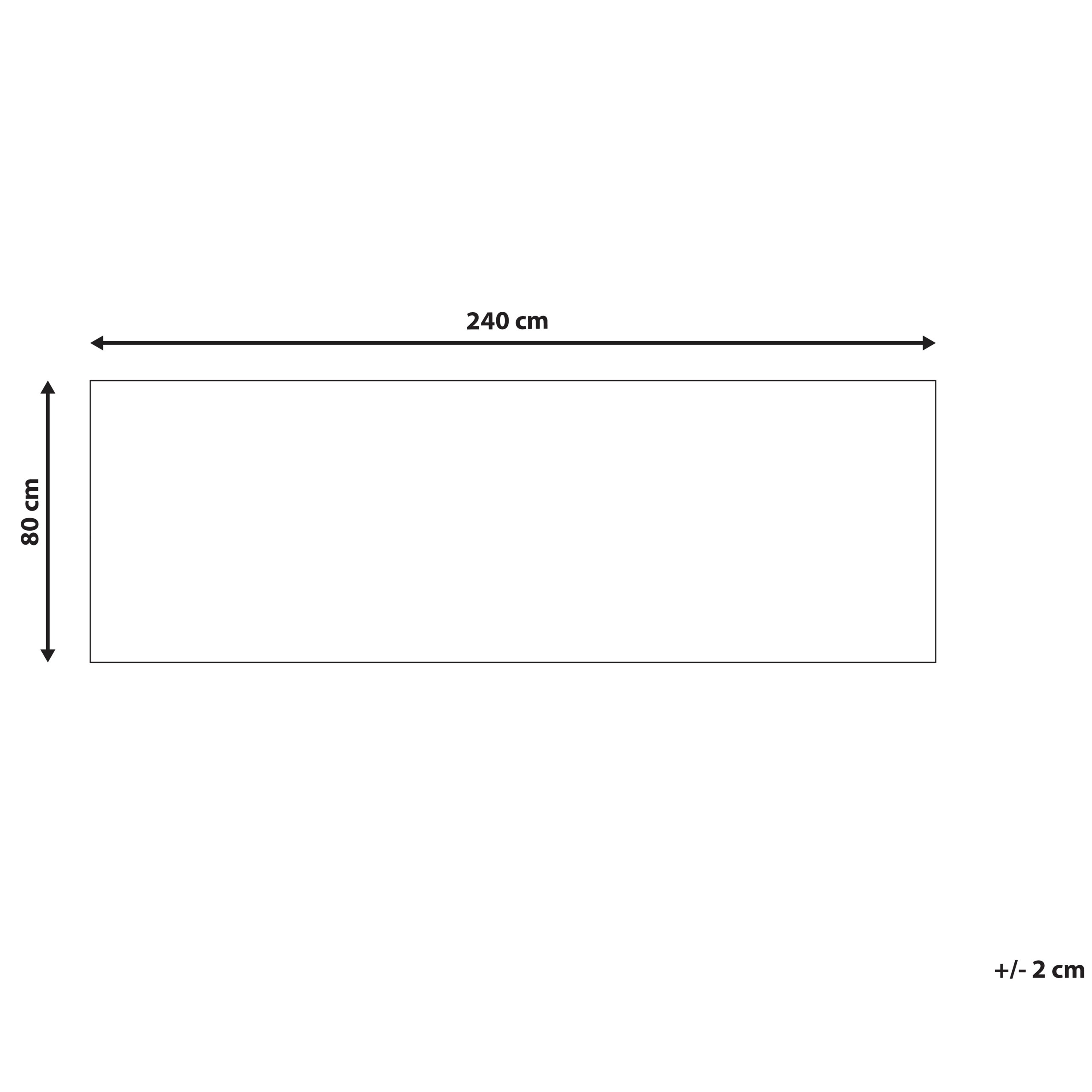 Tappeto bianco e grigio 80 x 240 cm SAIKHEDA - 2