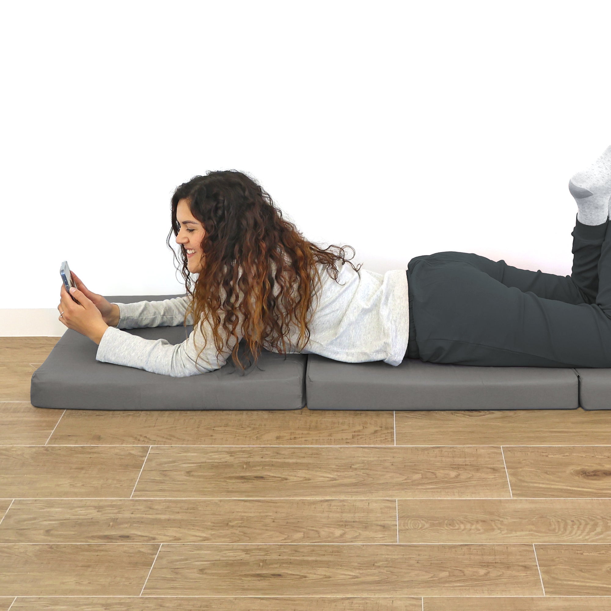 Pouf Lit 1 place Similicuir Indoor Rouge Happers Unique - 3