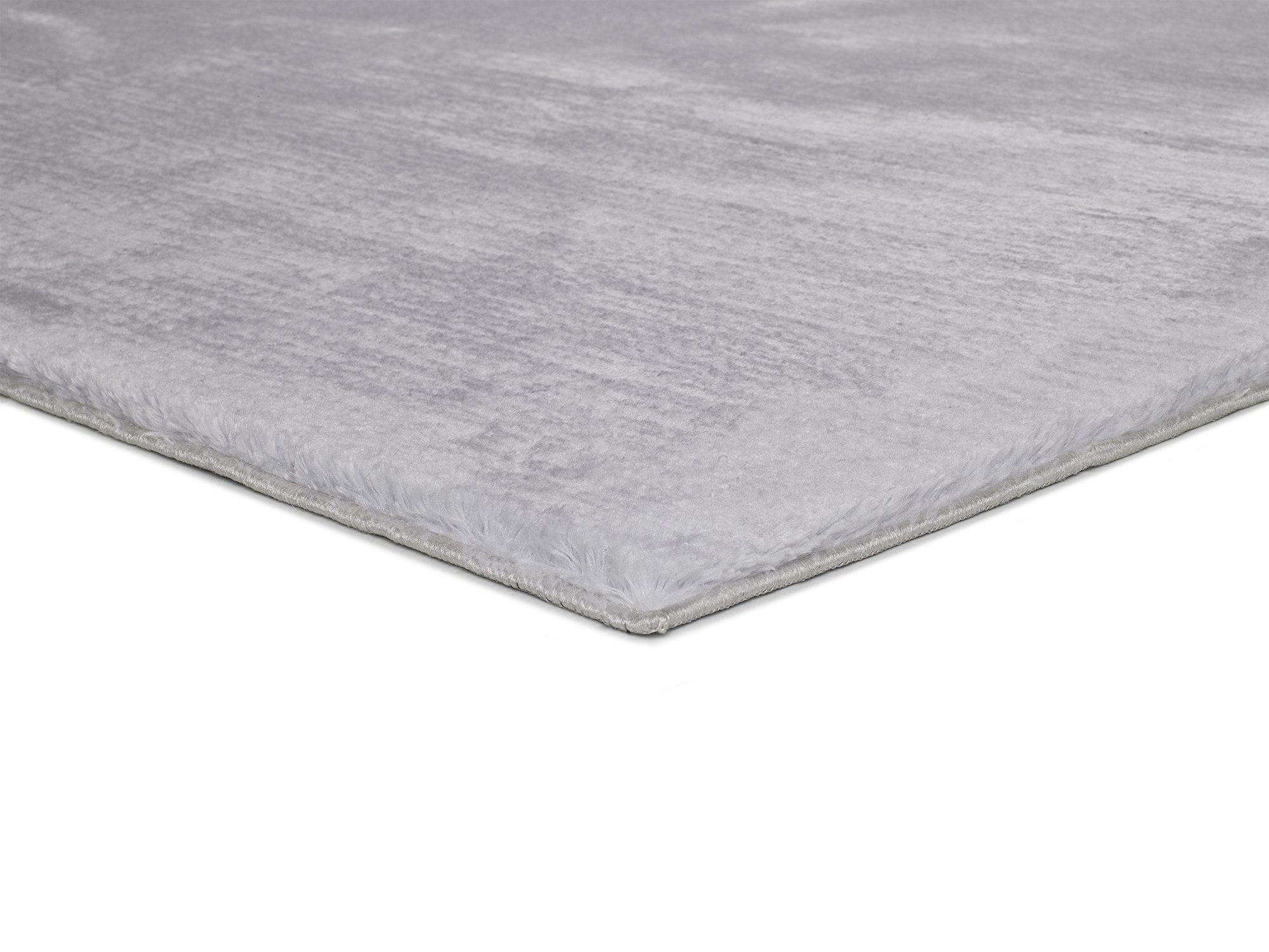 Tapis lavable antidérapant argent rectangulaire l.60 x L.120 cm LOFT uni - ATTICGO - 6