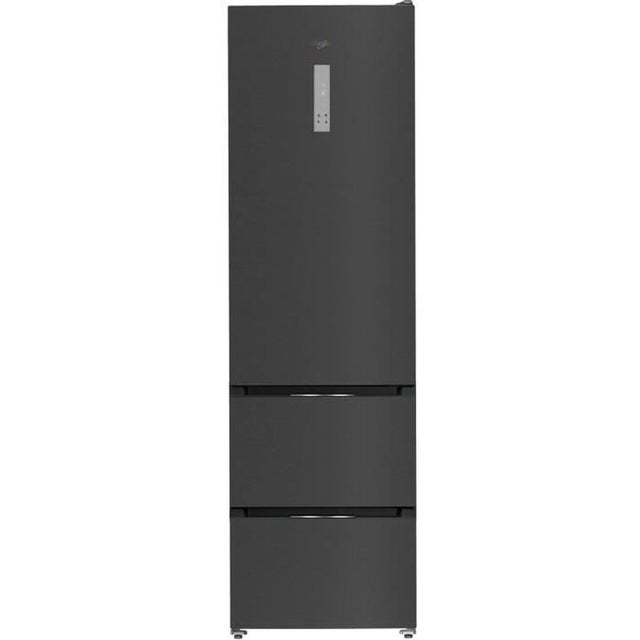 Réfrigérateur combiné Whirlpool WHKF6353XBR6E 3 portes Dual No Frost 351 L Inox noir