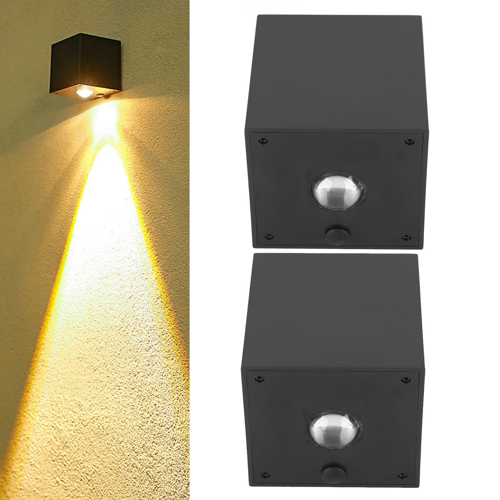 Lot De 2 Lampes Solaires De Remplacement 7 Cm - LED Blanc Chaud 7 Lumens Étanché IP44 Pour Lanternes Extérieures