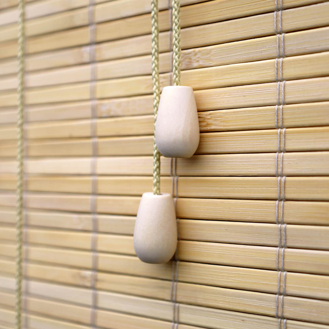 Store enrouleur en bambou Fedde - Naturel - 120 x 220 cm | Bamboebaas - 3