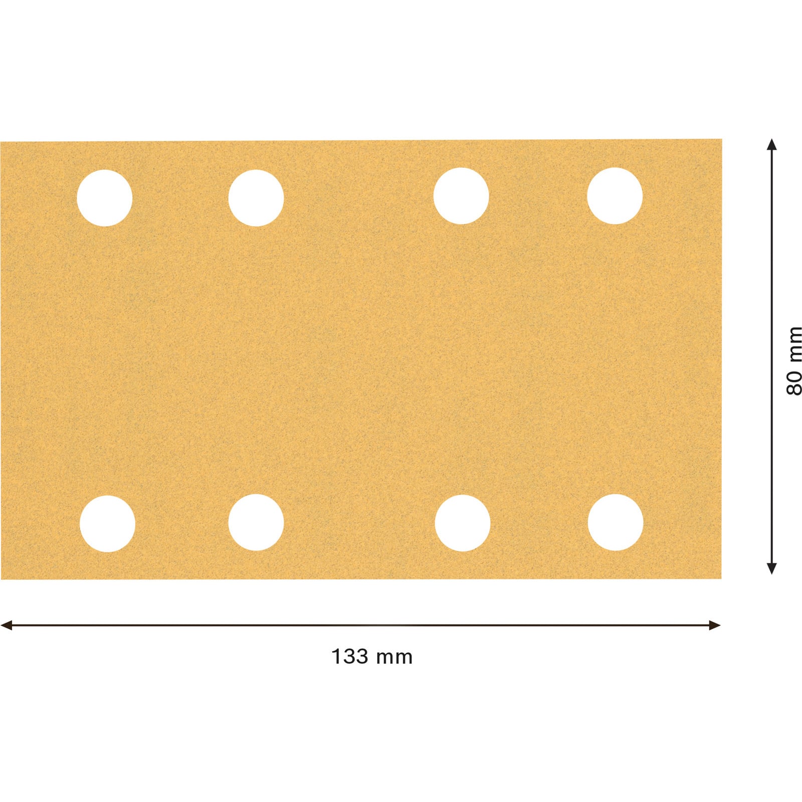 10 Feuilles abrasives BOSCH 2608900881 C470 80 x 133 mm, 120 - 7