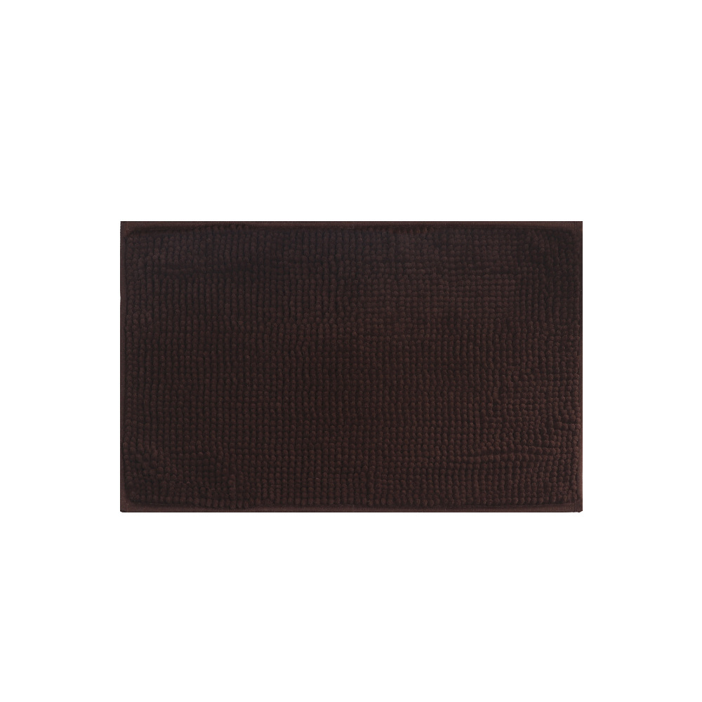 Mata podłogowa szenilowa krótkowłosa, 50 * 80 cm, miękkie uczucie dla stóp, natychmiastowa absorpcja wody, kawa