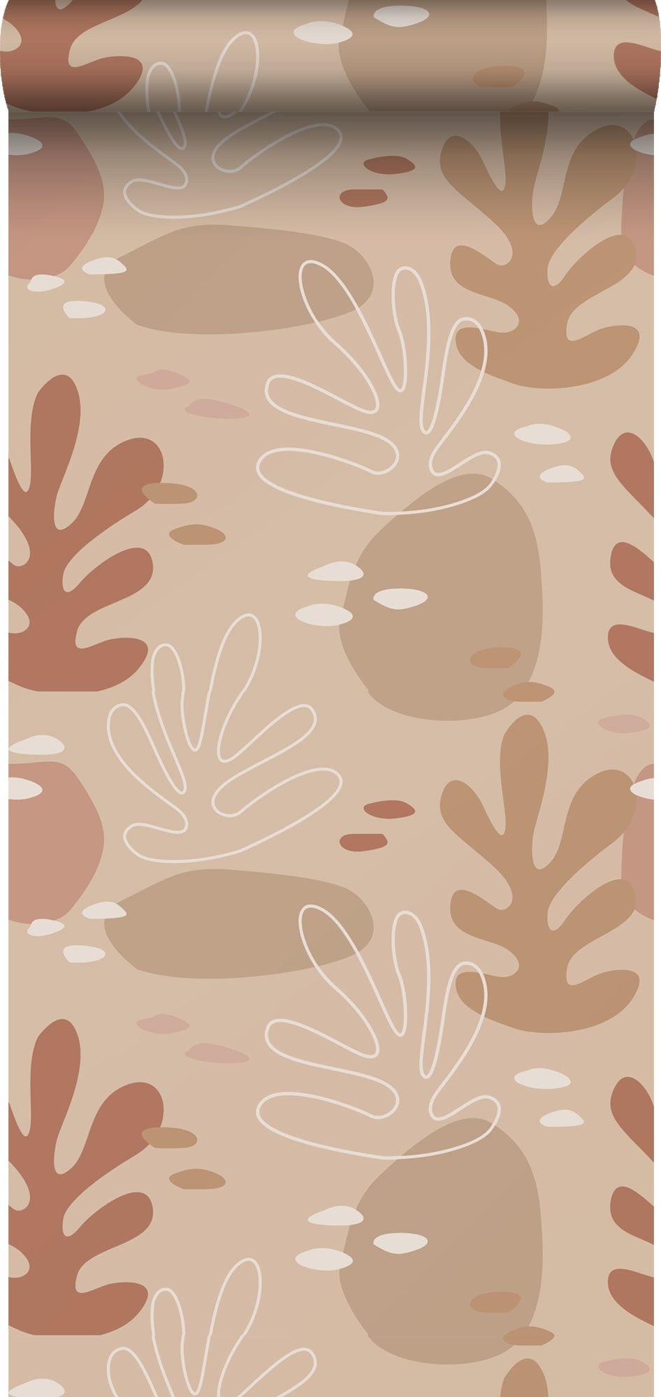 Tapeta koral terakota - 50 x 900 cm - ESTAHOME
