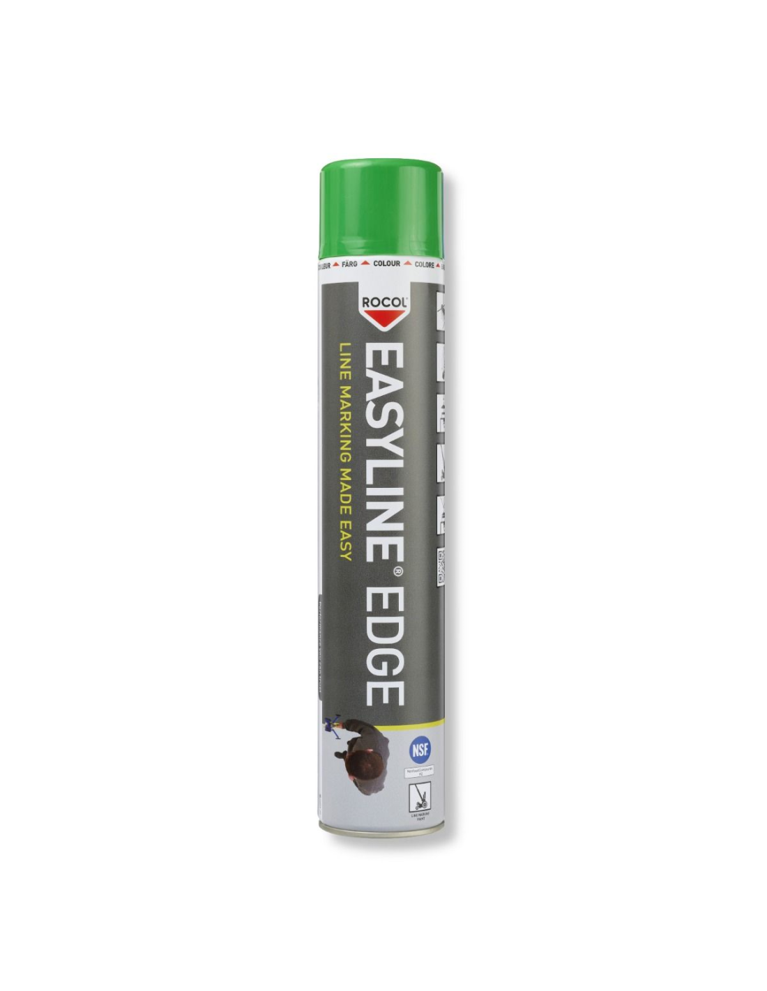 ROCOL - SPRAY EPOXI MARCAJE DE LINEAS EASYLINE 750 ML (Verde Ral 6024 ...