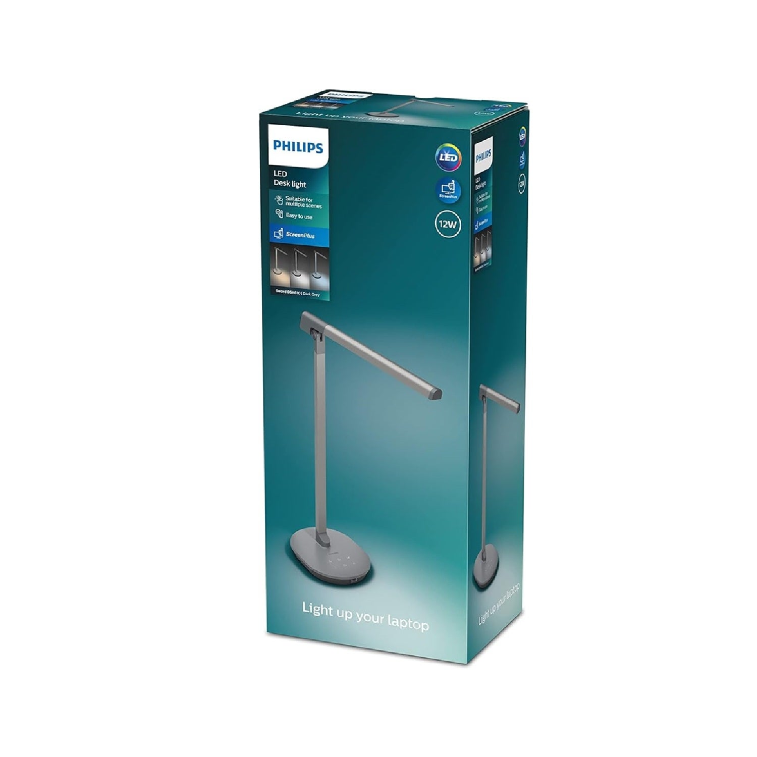 Philips Lampada Da Tavolo LED Wireless – Ricaricabile USB-C, 2 Altezze, 3 Colori Di Luce Regolabili, Resistente All'acqua