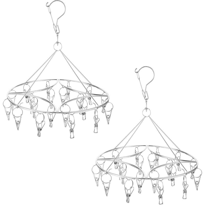 20 klipsów, 2-częściowy komplet bielizny, suszarka do skarpet, , ubranka dla niemowląt i mała , stal nierdzewna