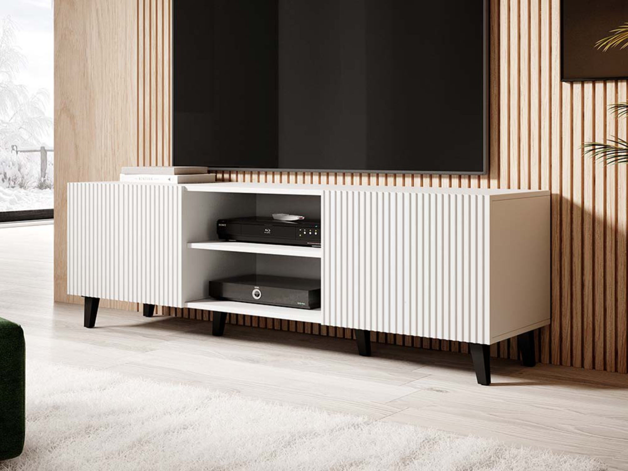 Sanna - meuble TV - 150 cm - style contemporain | Leroy Merlin
