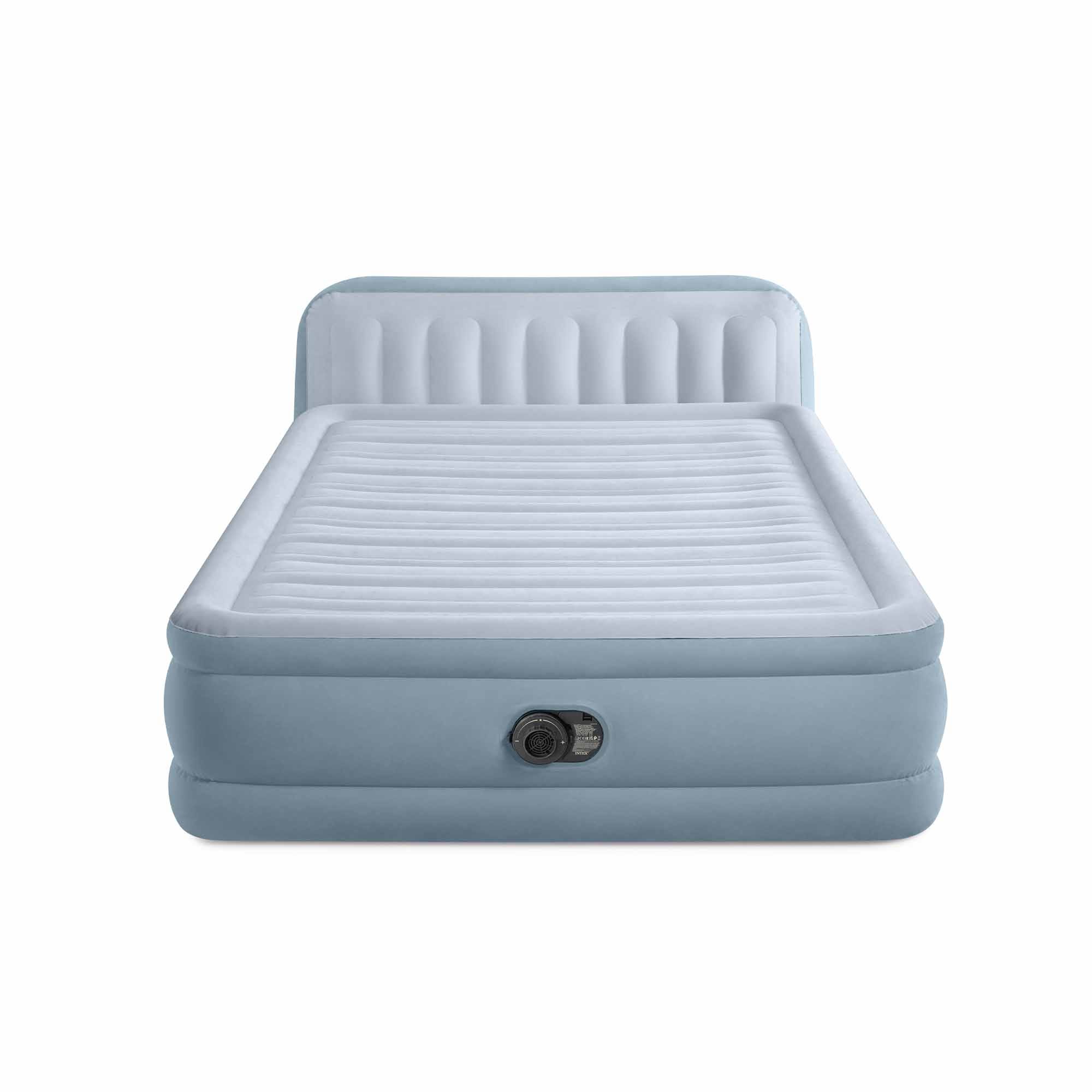 Intex 64450ND Materasso Gonfiabile Matrimoniale Plush Headboard