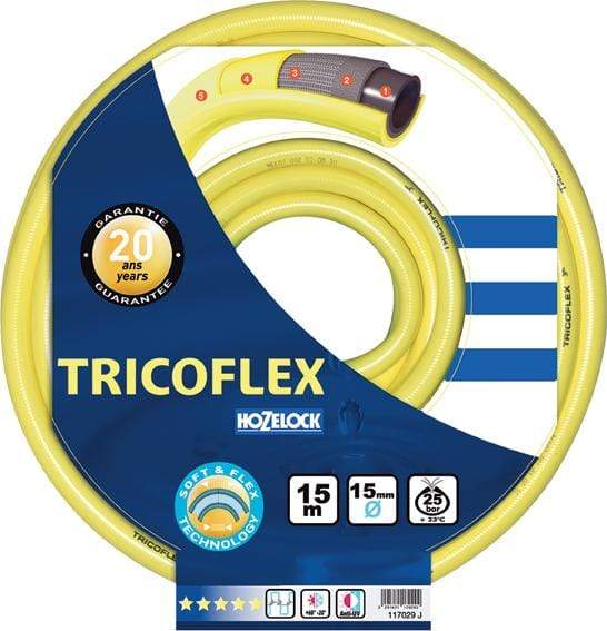 Tuyau 50 m diam 15mm Tricoflex Ultramax & 2398R0000 Dévidoir chariot
