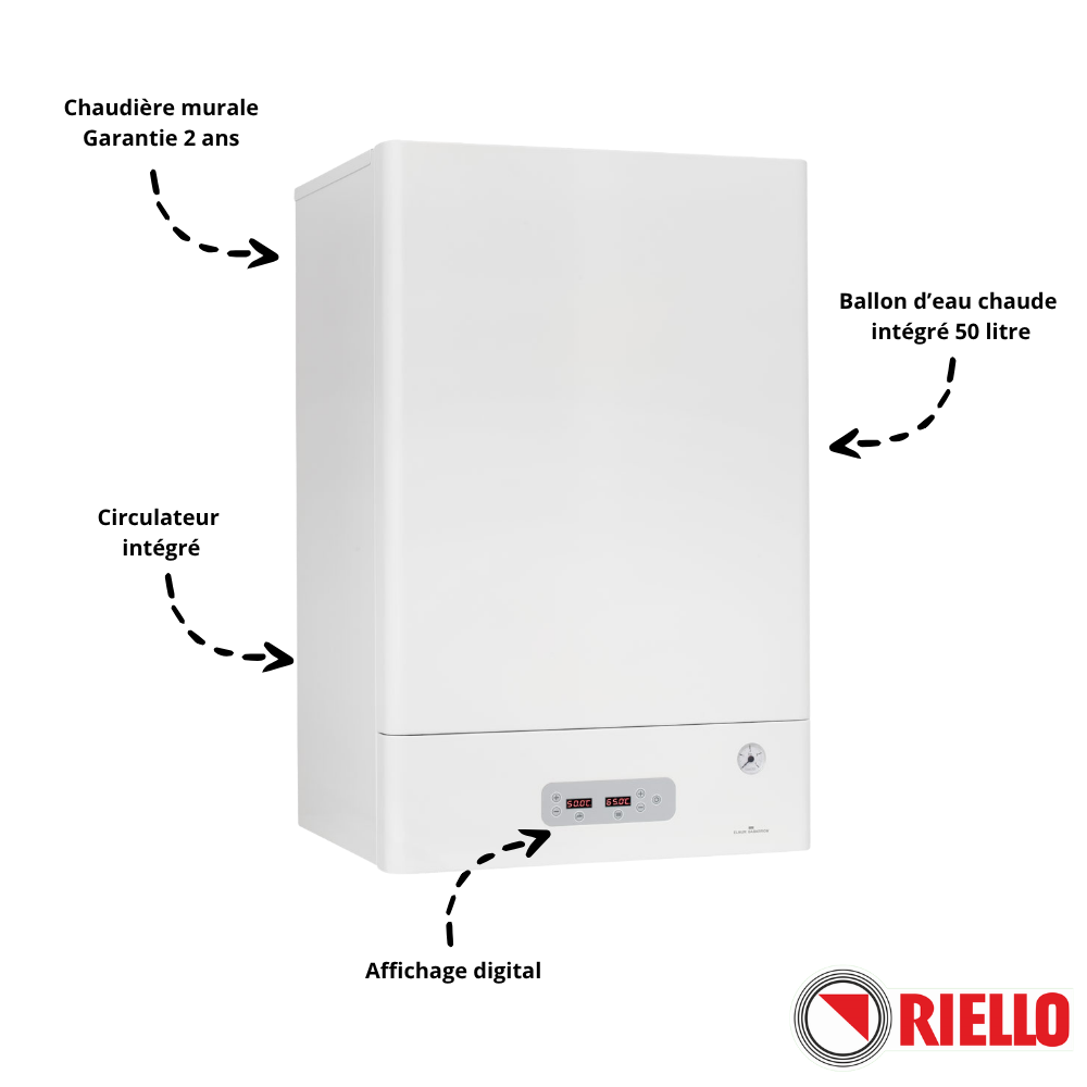 Chaudière électrique RIELEC CMX 15I NES avec ballon eau chaude ELNUR GABARRON - 4