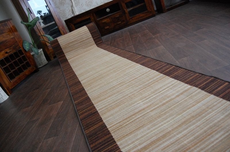 TAPIS DE COULOIR ANTIDÉRAPANT STREIFEN 100 cm marron 100x420 cm - 4
