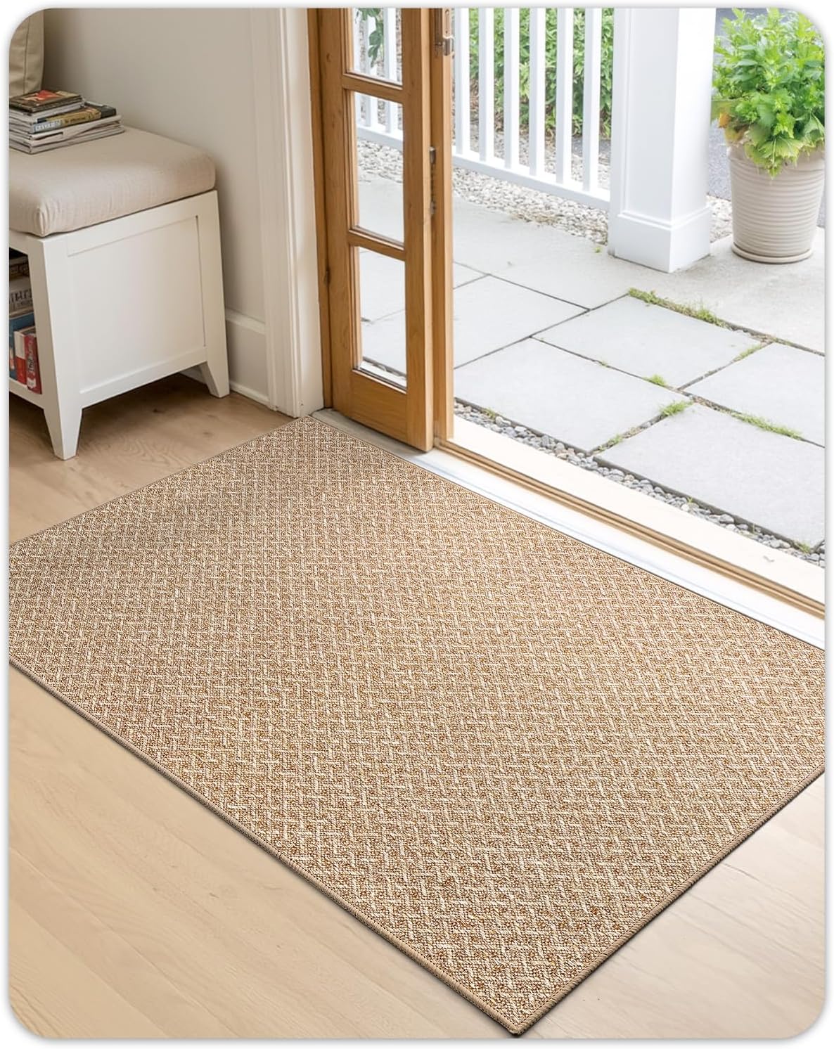 Tapis Entree Interieur , Paillasson Interieur Entree, Tapis Entree, antidérapant, Lavable, Absorbant, à Profil Bas, Tapis d Entree Interieur - 5