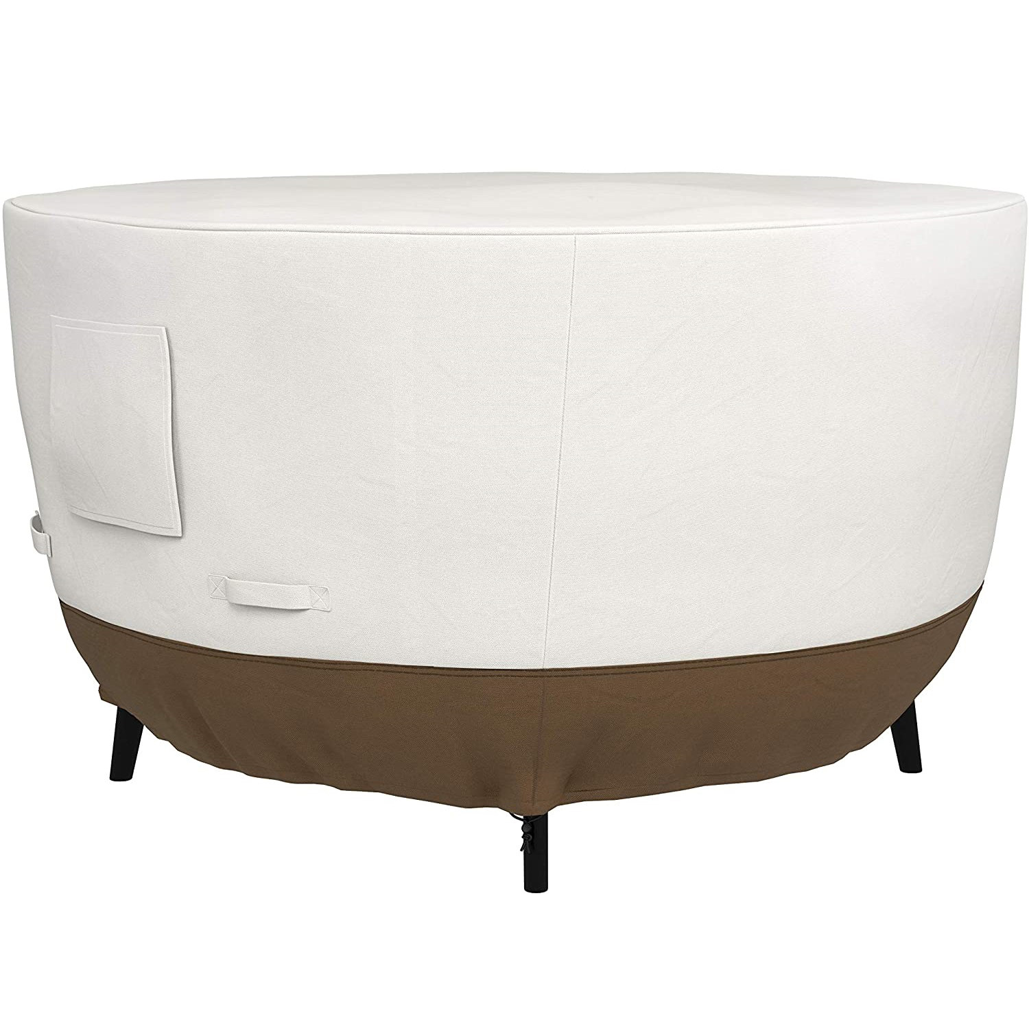 Pokrowiec na stół na patio Ø 48 cm x 26 cm z wodoodporną podszewką