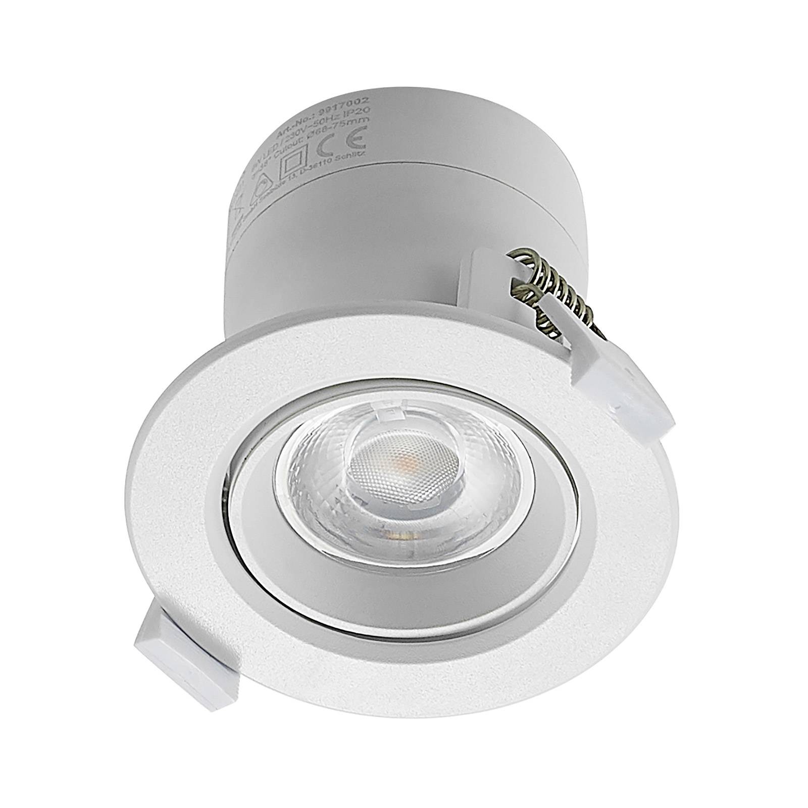 Faretto da incasso maia rotondo gea led ip20 12w bianco luce calda ... FINITURA BIANCO COLORE LUCE 3000K CALDA