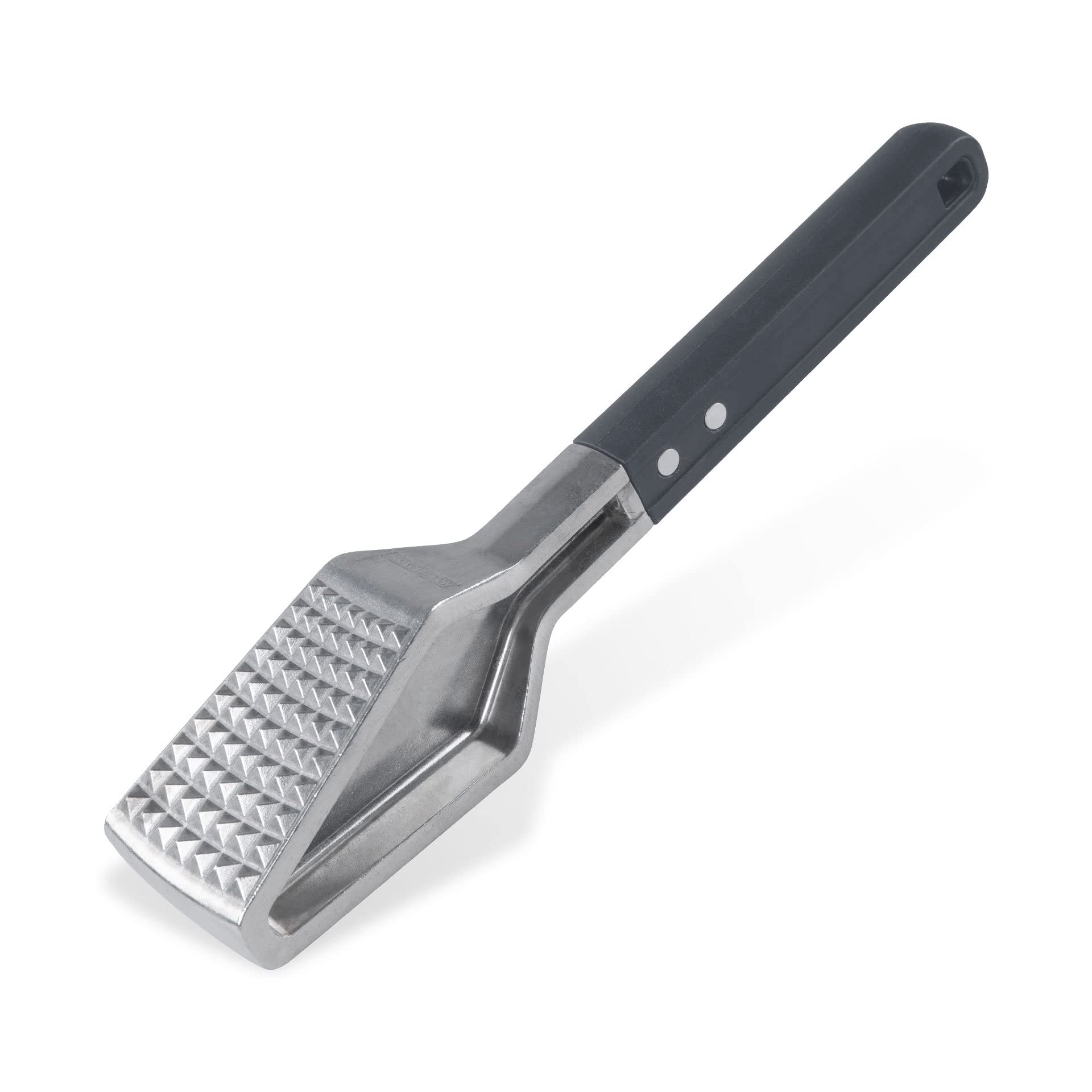 Batticarne In Alluminio A Due Facce - Fendo Per Ammorbidire E Appiattire Bistecche, Pollo, Maiale - Manico Ergonomico Con Foro