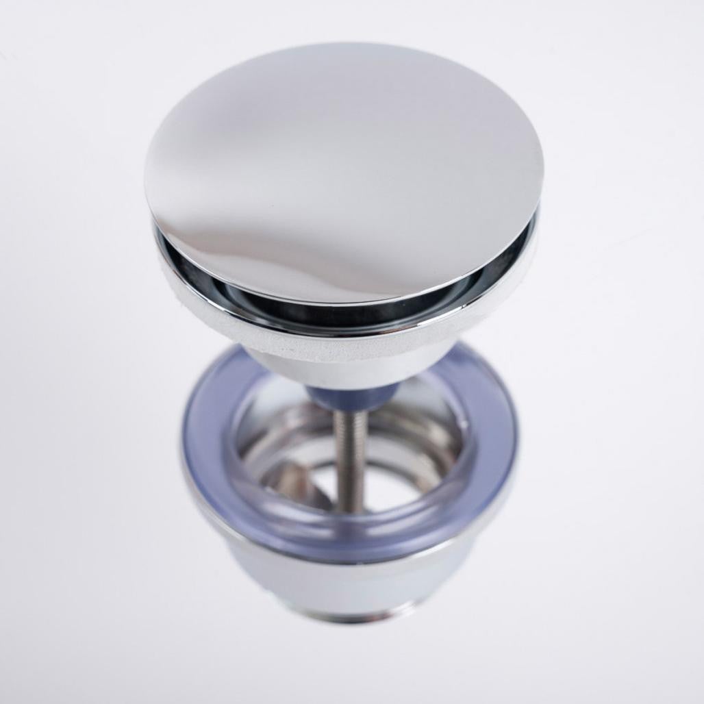 Bonde de vidage pop up universelle, chrome - 2