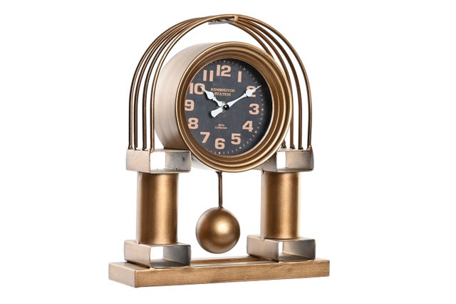 Orologio Digitale Da Tavolo Bianco PVC Legno MDF (11,7 X 7,5 X 8 Cm - Foto 2