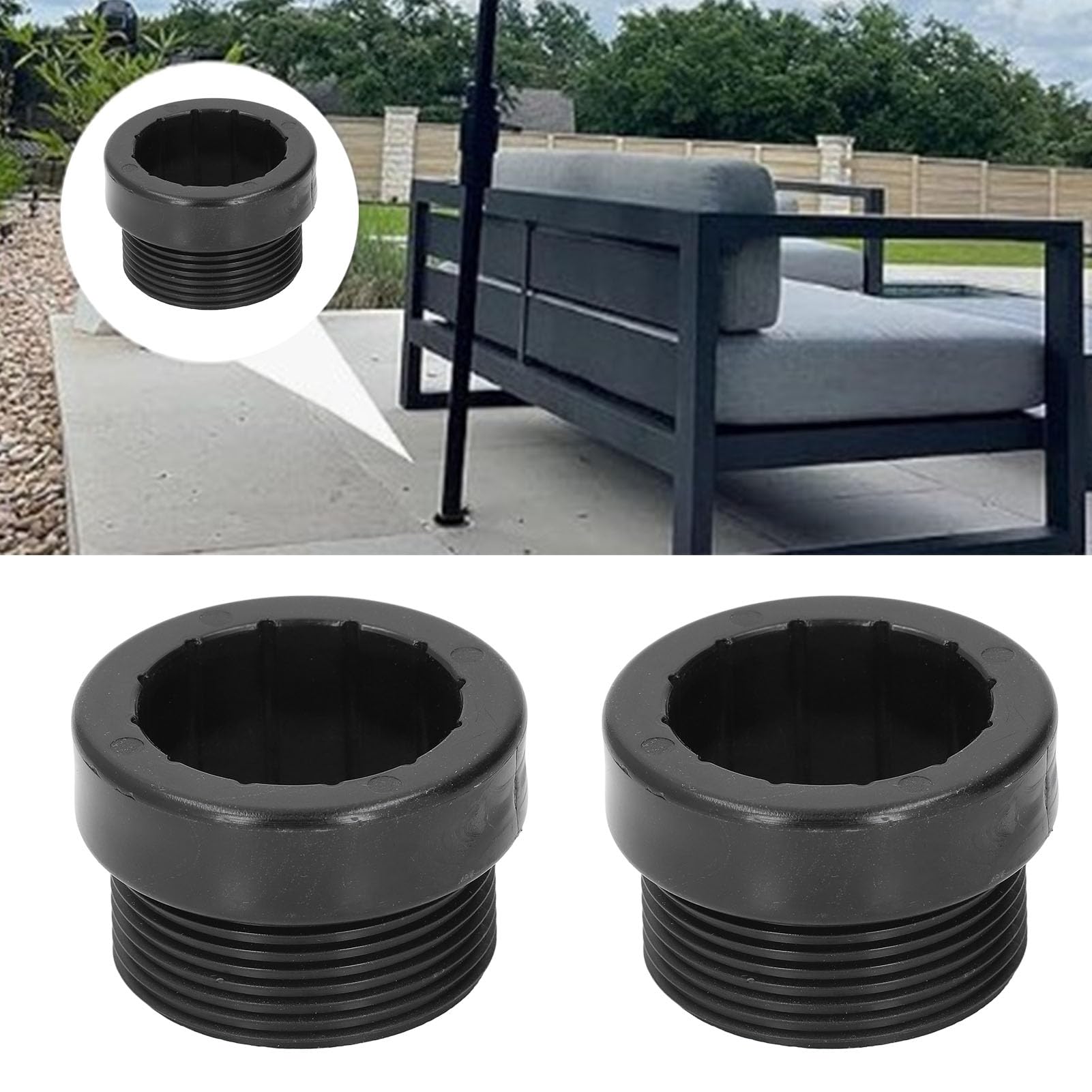 4 Pezzi Adattatore Stabilizzatore per Ombrellone da Piscina