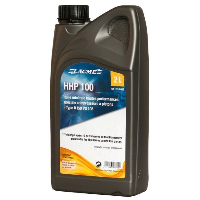 Huile spéciale compresseur Lacme HHP 100