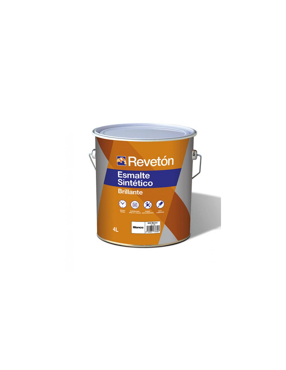 REVETON - ESMALTE BRILLANTE ANTIOXIDANTE REVETON 4 LT (Blanco 600 ...