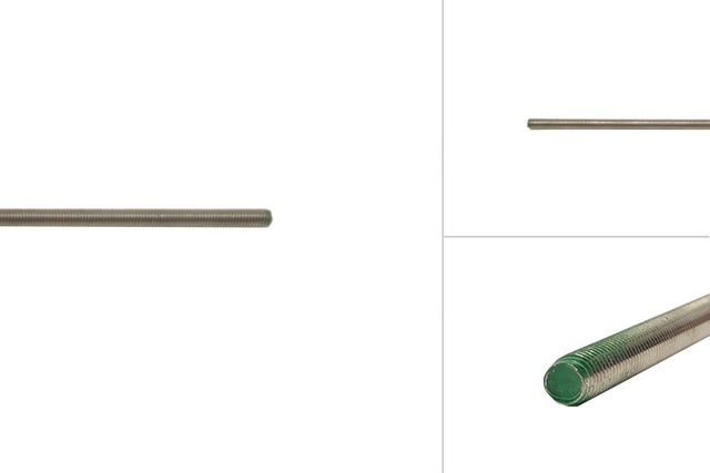 Barra Filettata M8 Con Filettatura Destra E Sinistra - 160 Mm Con 4 Dadi Zincati