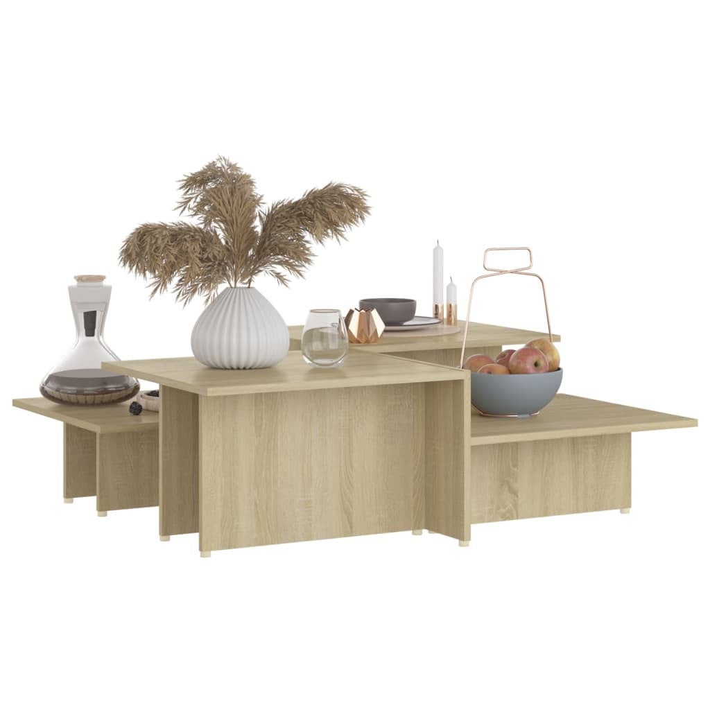 Tables basses 2 pcs Chêne sonoma 111,5x50x33 cm | Leroy Merlin