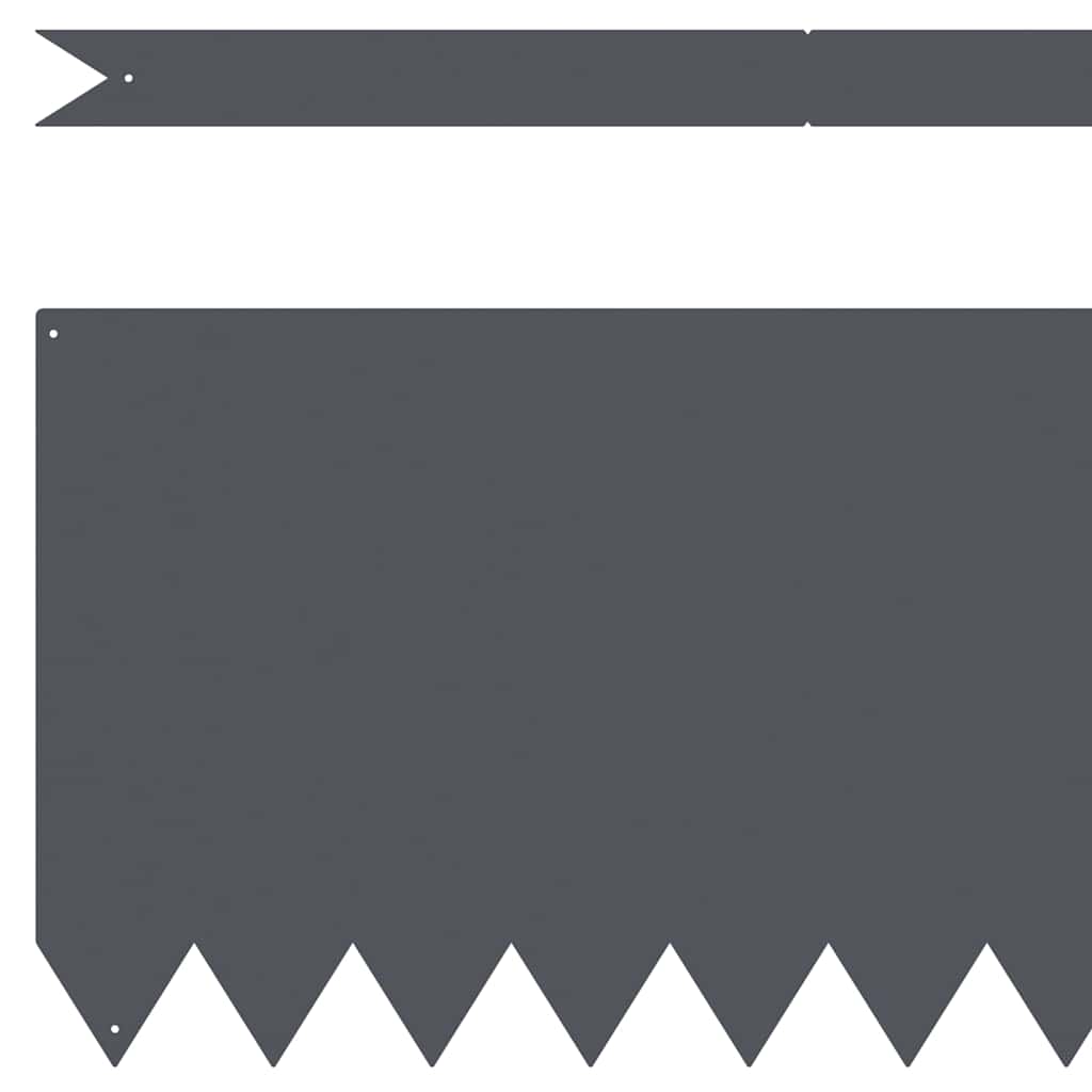 Maison Exclusive - Bordure de Pelouse 10 pcs Anthracite 100 x 0.05 x 20 cm - 4
