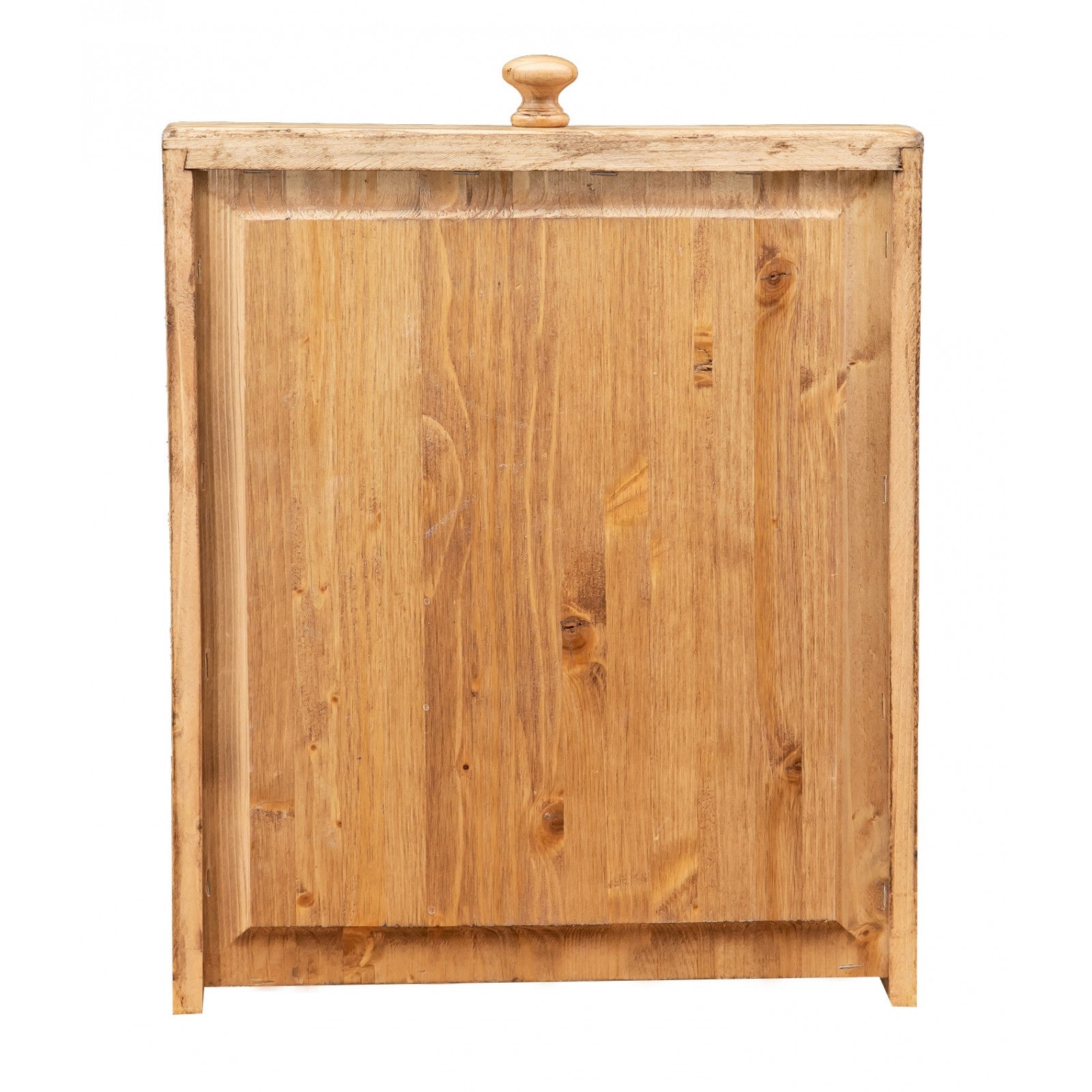 BISCOTTINI Bureau en Tilleul Massif - Bureau d'Ordinateur Finition Noyer Antique - Bureau d'Angle pour Salon et Chambre - 120x80 - 5