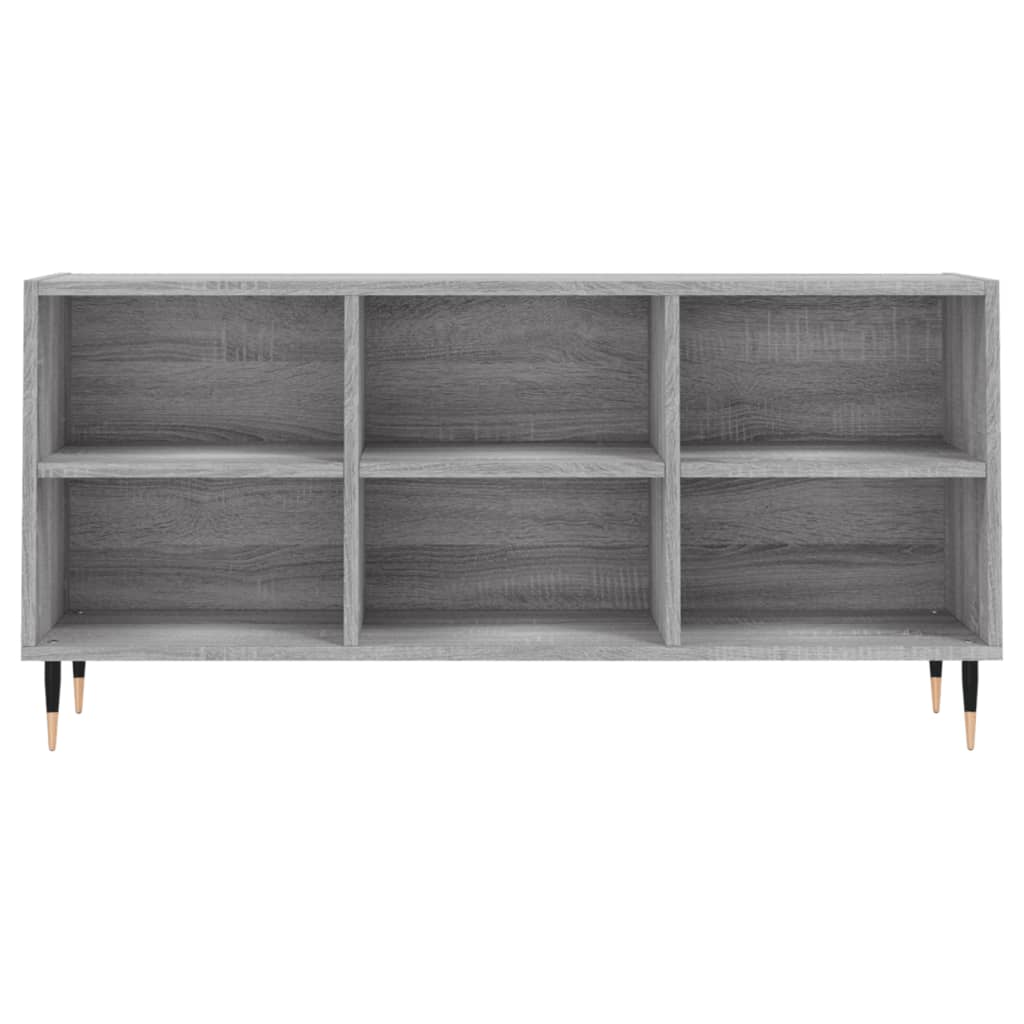 Meuble TV sonoma gris 103,5x30x50 cm bois d'ingénierie vidaXL - 4