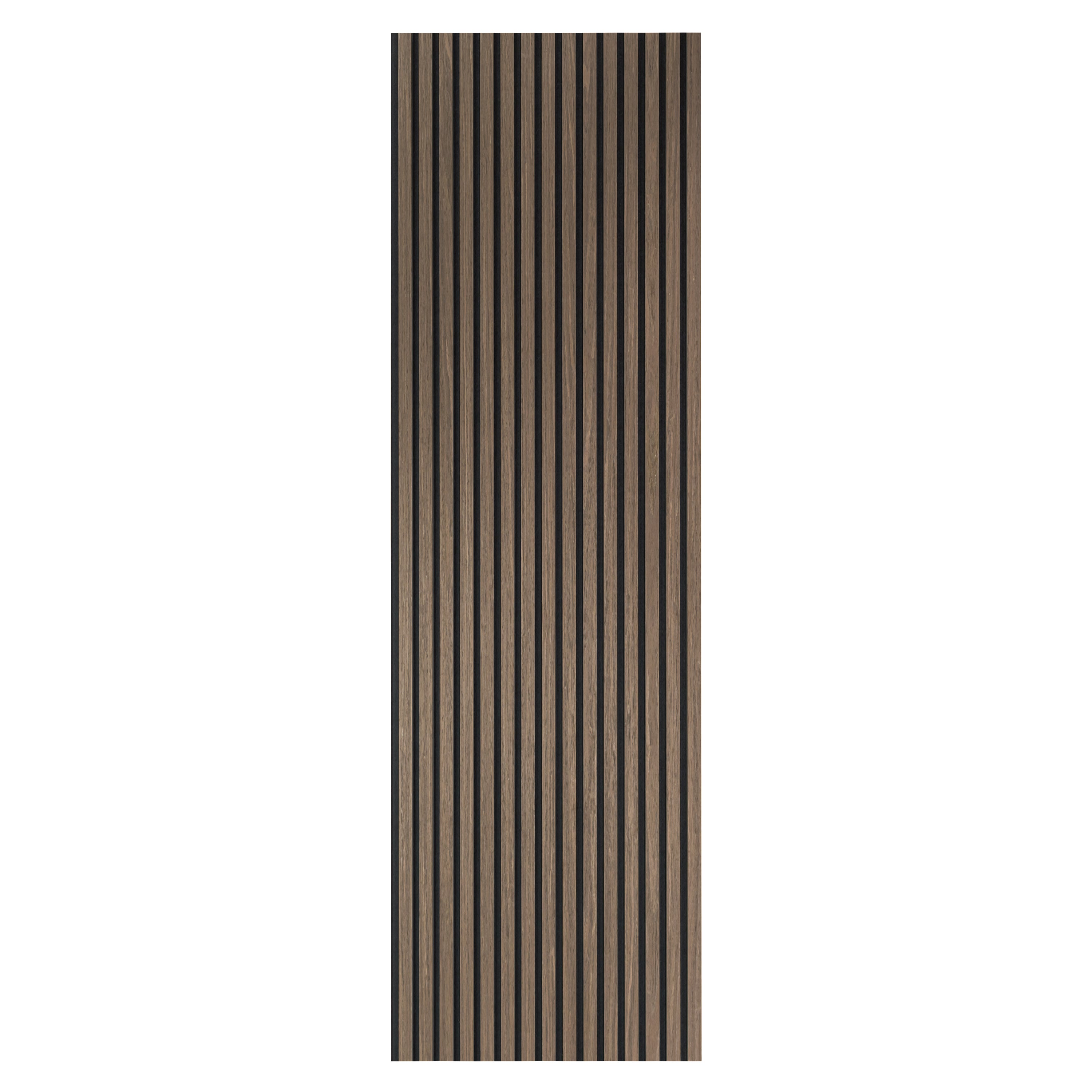 Pannelli decorativo dogato fonoassorbente Esseci Noce Scuro 275x60 cm - 5