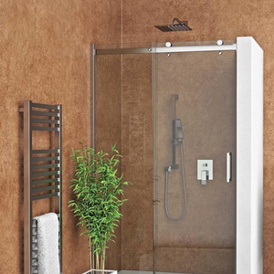Cabine de douche d'angle à portes coulissantes 190 cm