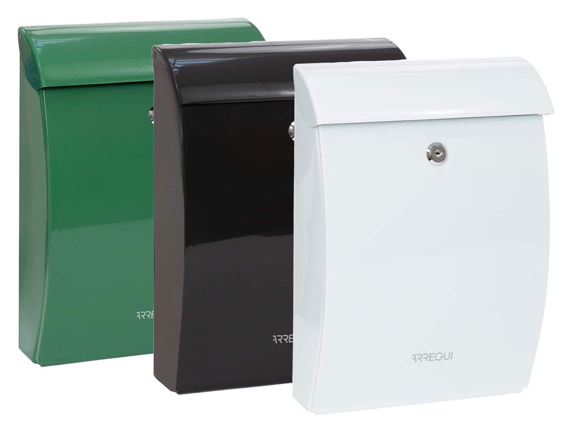 ARREGUI Mininova E5331 Boîte aux lettres plastique robuste, Courrier A4, Boîte aux Lettres Murale, Anti-pluie, Anticorrosion, Facile à Installer Blanc - 4