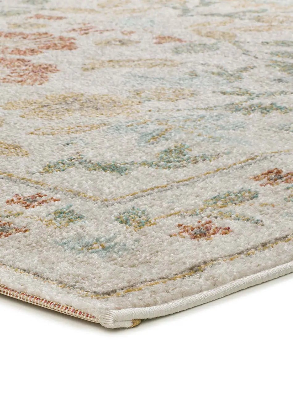 Tapis extérieur beige / multicolore rectangulaire l.200 x L.290 cm SAMARA motifs floraux - ATTICGO - 3