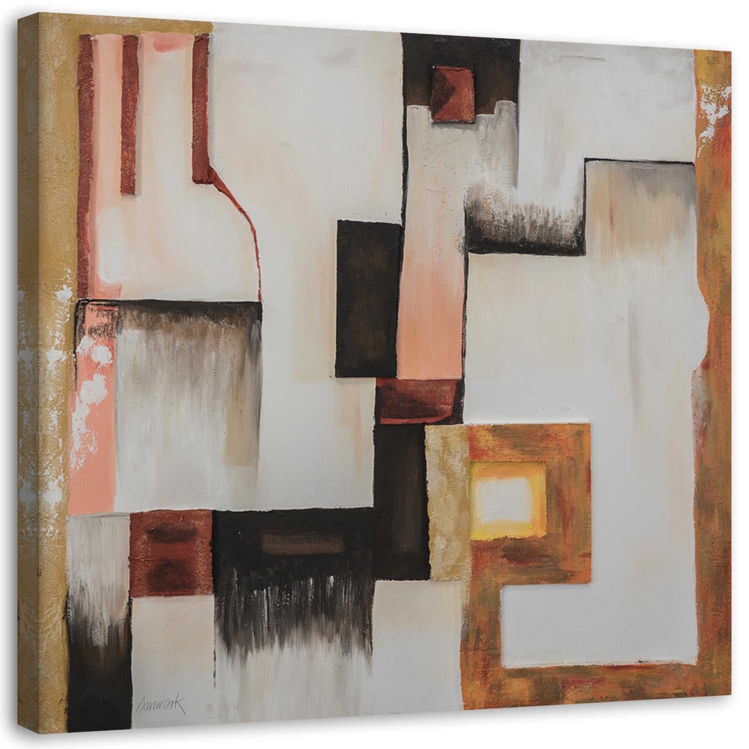 Obraz na płótnie, Abstrakcyjne strefy 60x60