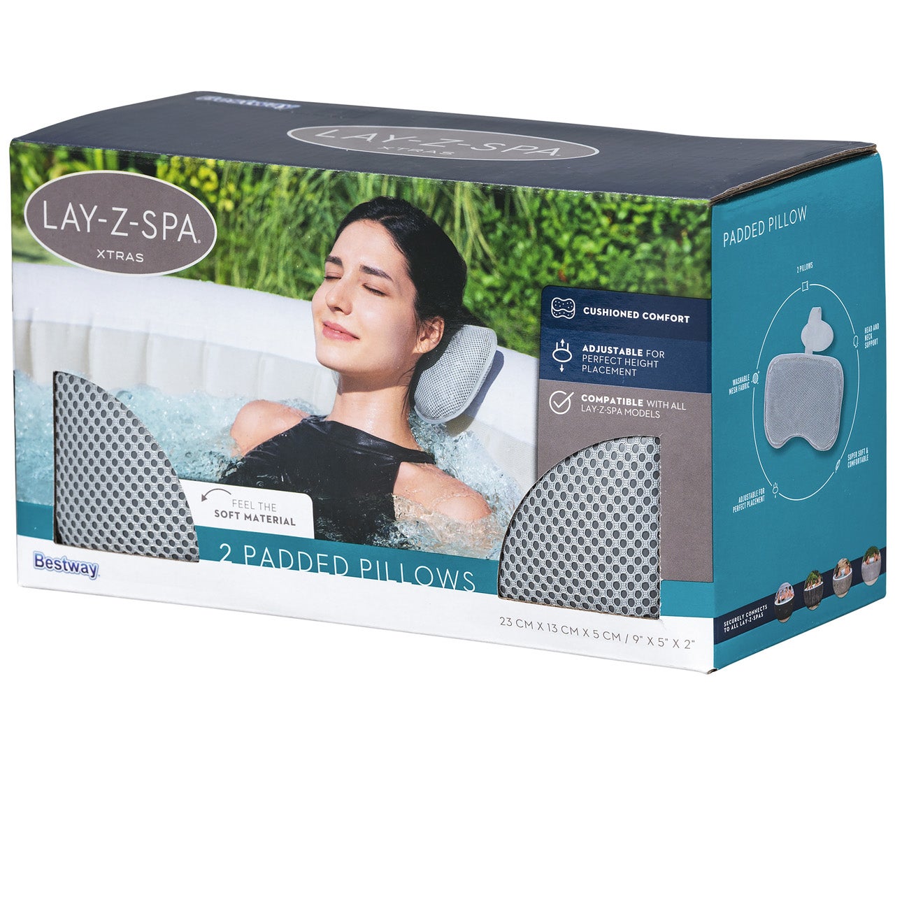 Lay-Z-Spa Poduszka do basenu z hydromasażem, 25x19,5x17,5 cm Bestway - 7