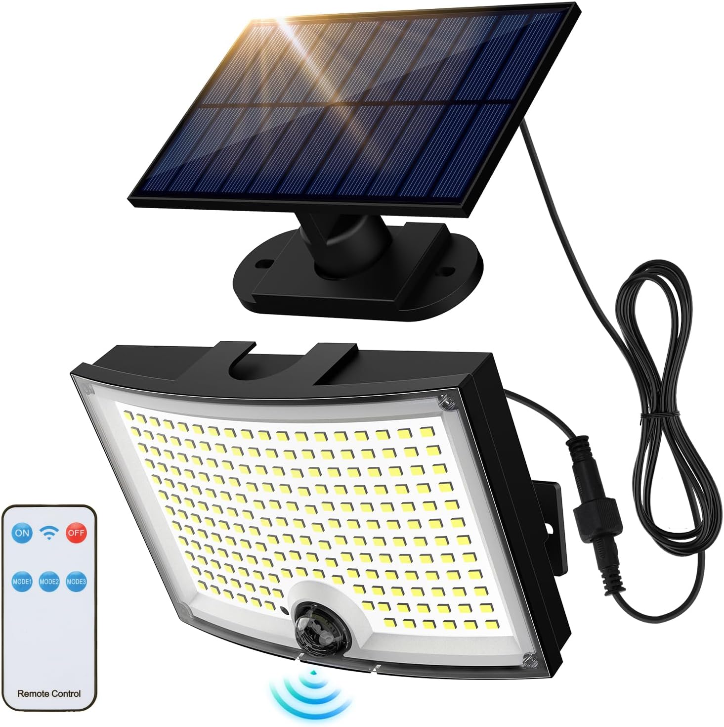 COLBOR Lape Solaire Exterieur, Luiere LED avec Détecteur de ouveent COLBOR Lape Solaire Exterieur, Luiere LED avec Détecteur de ouveent