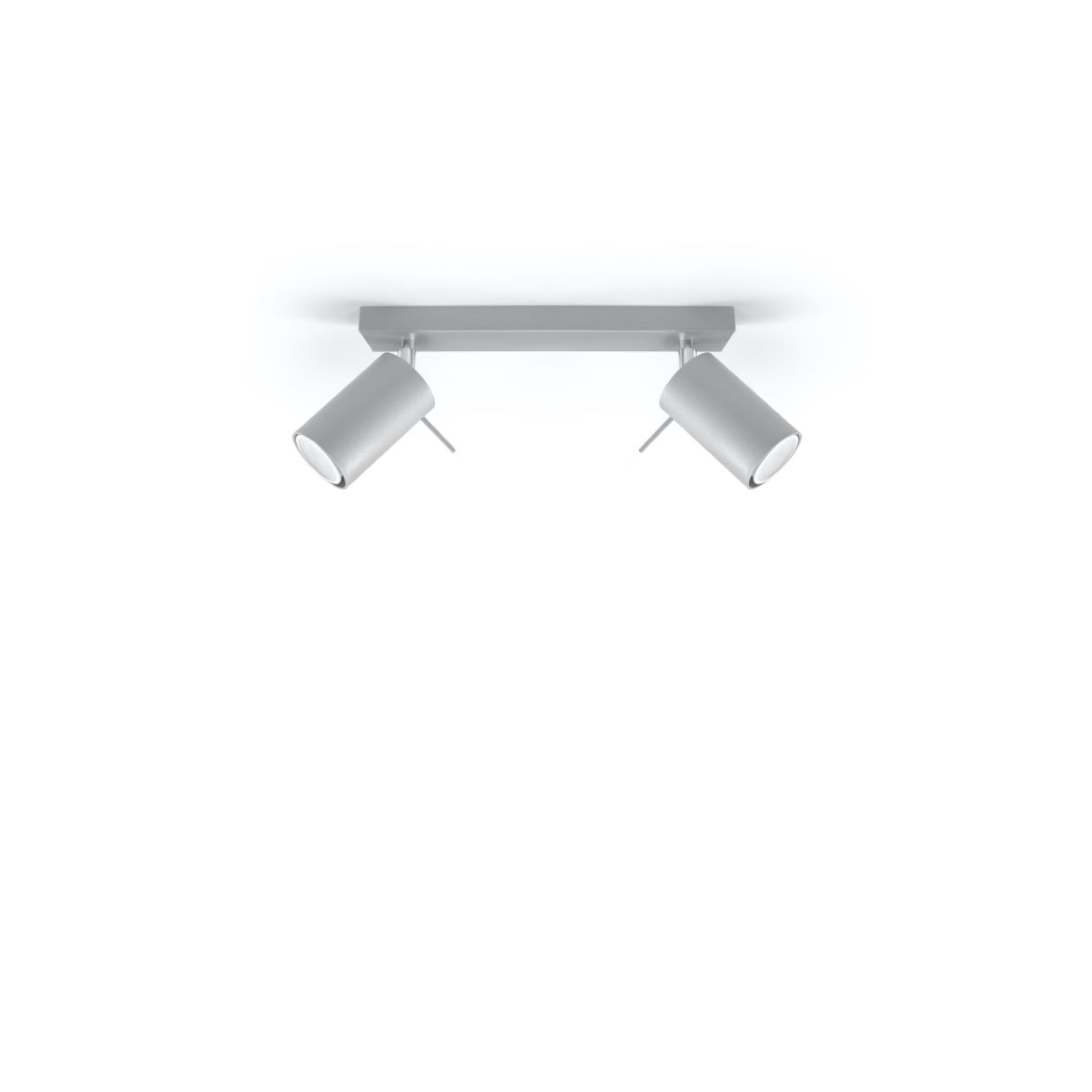 Plafon BRIIX 2 szary LED 4000K - 30x6x16cm Sollux