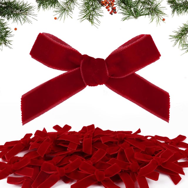 Fiocco Per Albero In Velluto KINGLAKE 24 Fiocchi Per Albero Di Natale In Velluto Verde Fiocchi Per Regali Natale Fiocco Per Albero In Velluto KINGLAKE 24 Fiocchi Per Albero Di Natale In Velluto Verde Fiocchi Per Regali Natale
