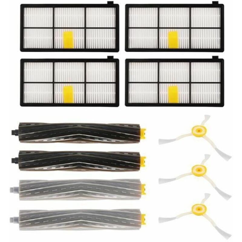 Enowelir 12PCS Kit de accesorii iRobot Accesorii de schimb pentru robotul iRobot Roomba seria 800-900, 880-860-870-871-980-990 12buc