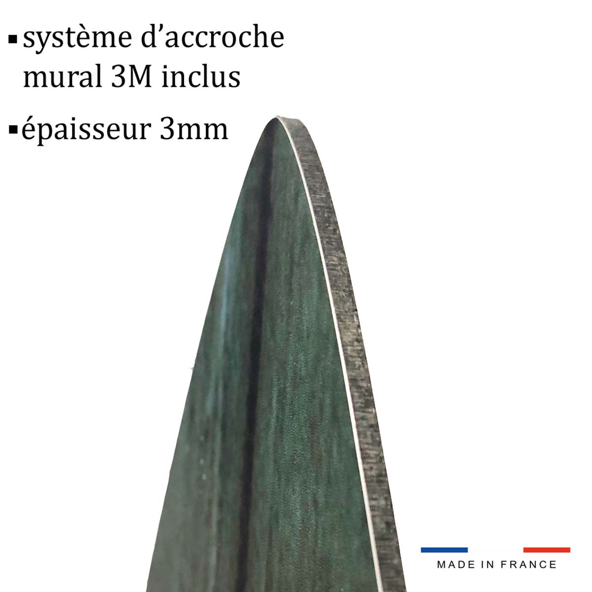 Planche de surf decorative Pacific wood - 40x140cm - 4