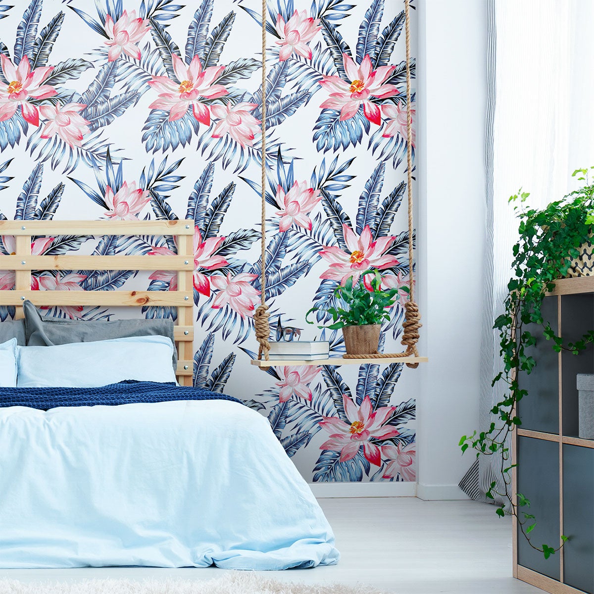 Adesivo carta da parati tropicale Los Teques - Sticker adesivo - adesivi murali - 50x50cm - 3