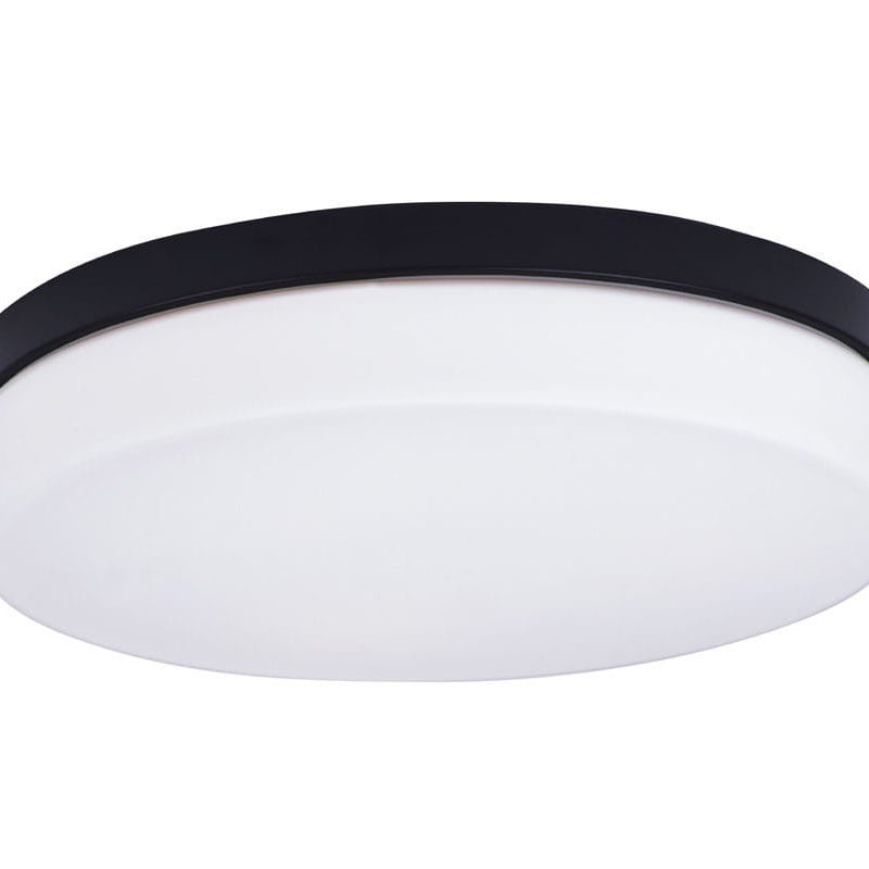 Plafon Oda okrągły czarny 3xE27x40W wym: 9 x 40 cm IP44 metal Maxlight