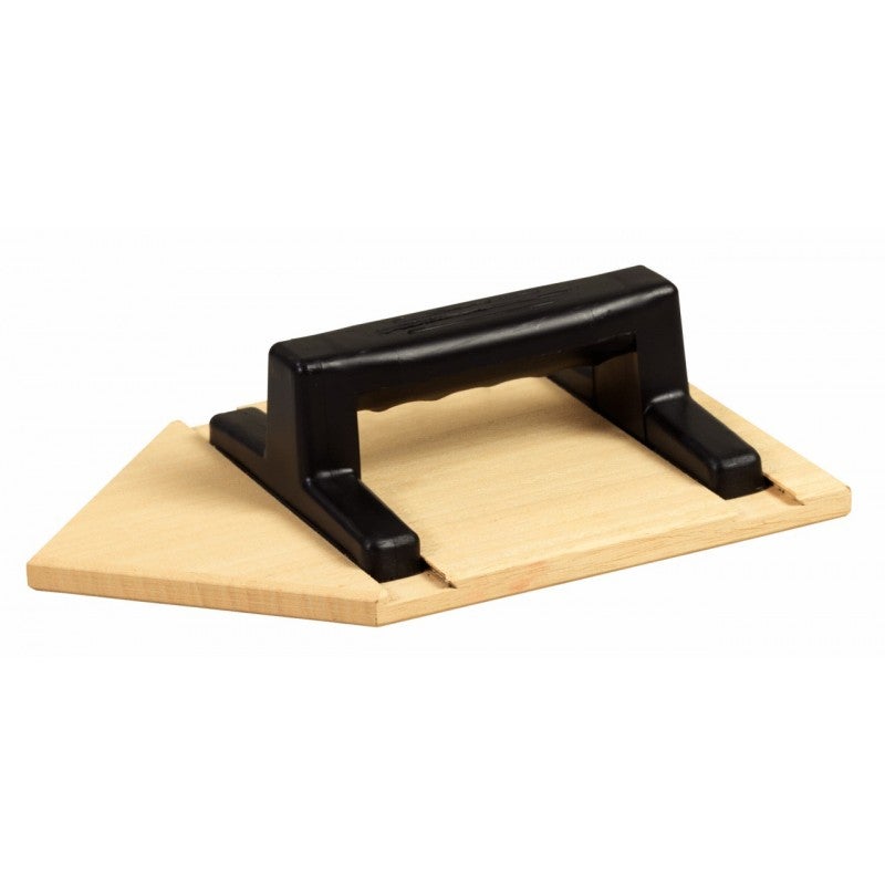 Taloche Bois 26x33 Cm Avec Poignée Ovale - Plateau Qualité Supérieure, Finition Poncée, Pour Professionnels Et Bricoleurs Avertis